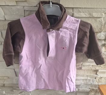 Polo manches longues serge blanco