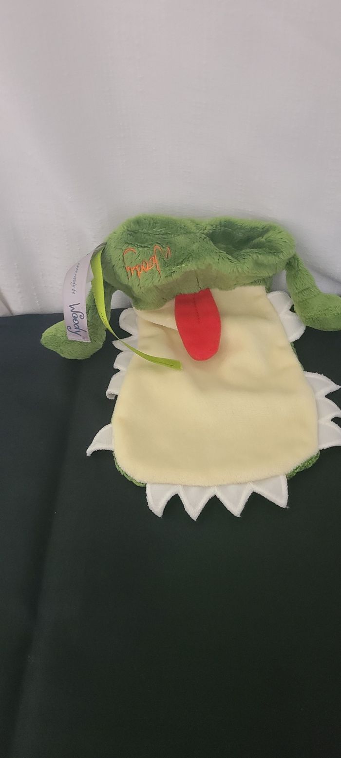 doudou plat crocodile woody - photo numéro 5