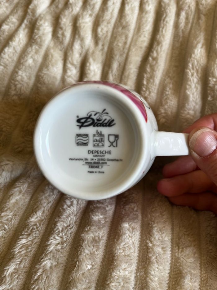 Tasse/mug diddl taureau - photo numéro 3