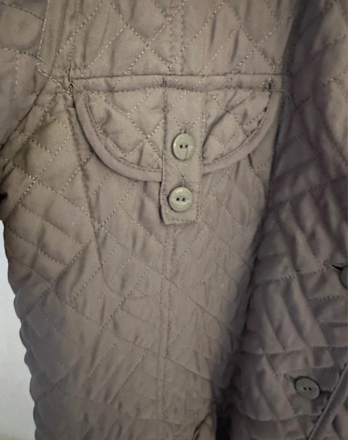 Veste matelassé pierre balmain vintage grise - photo numéro 3
