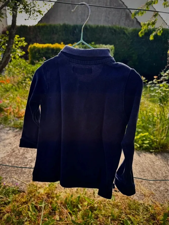Polo bleu marine || Zara || 2/3 ans - photo numéro 2