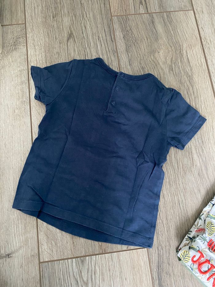 T-shirt garçon bleu marine - photo numéro 3