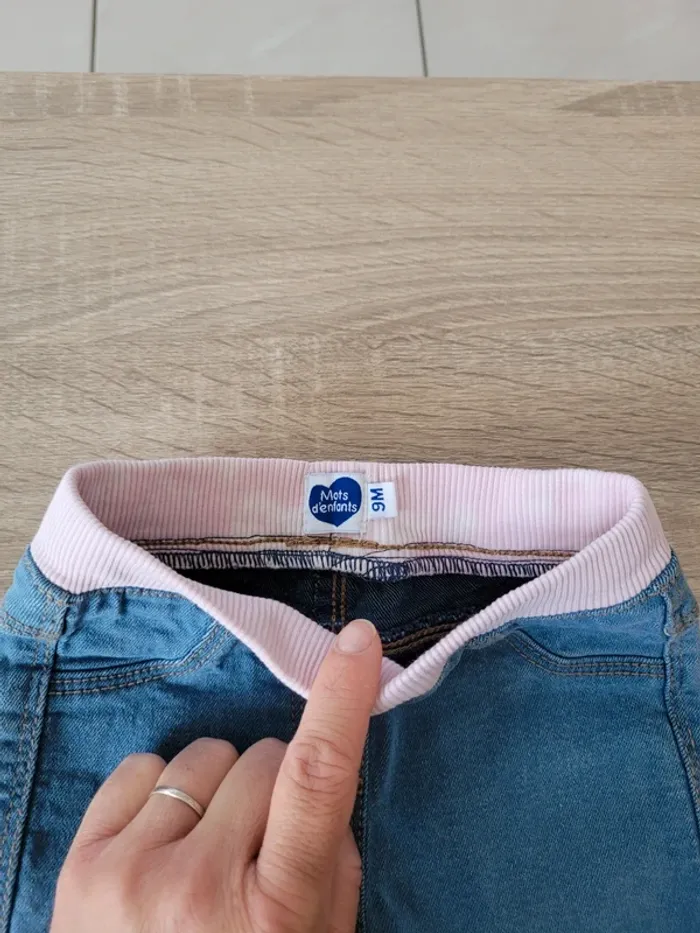 Lot de 3 pantalons fille en 9 mois - photo numéro 8