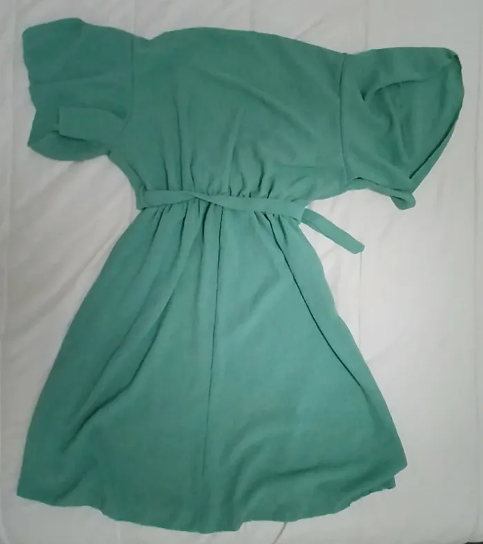 Robe courte verte d'eau taille 42 - photo numéro 2