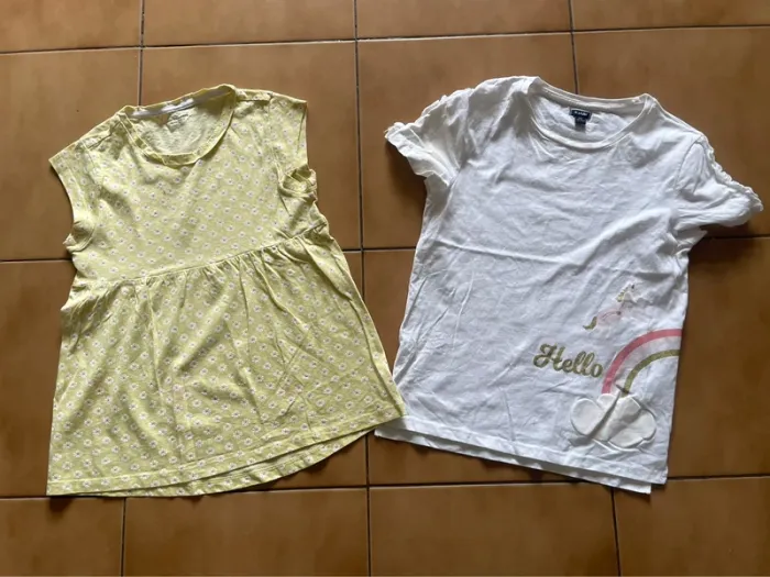 Lot t shirts fille 10 ans
