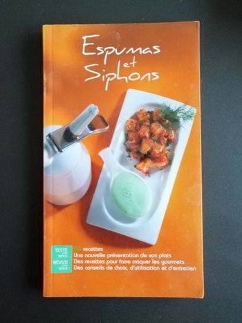 Livre Espumas et Siphons en très bon état