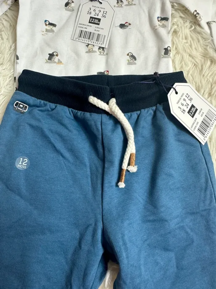 Ensemble pantalon et body sergent major taille 12 mois - photo numéro 3