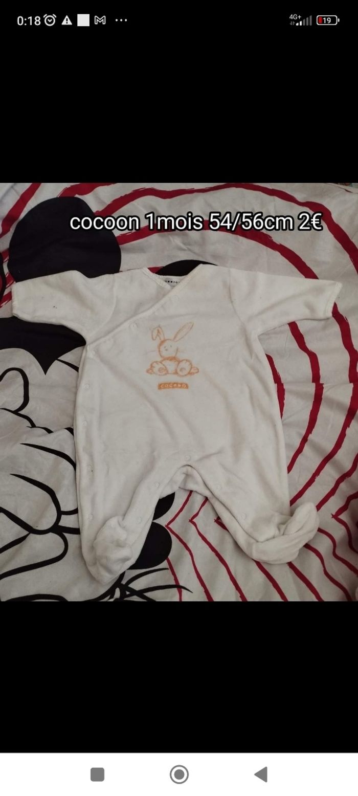 Pyjama cocoon 1mois