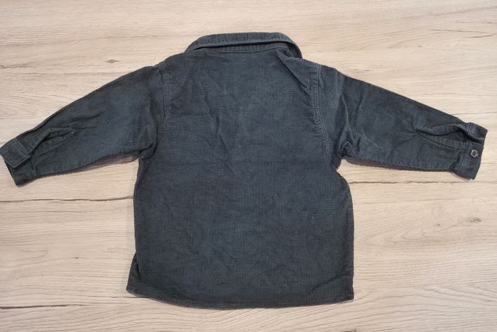 Chemise en velours côtelé gris foncé, Spacy Baby, 18 mois - photo numéro 2