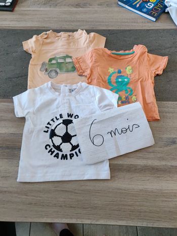 Tee shirt MC 6 mois