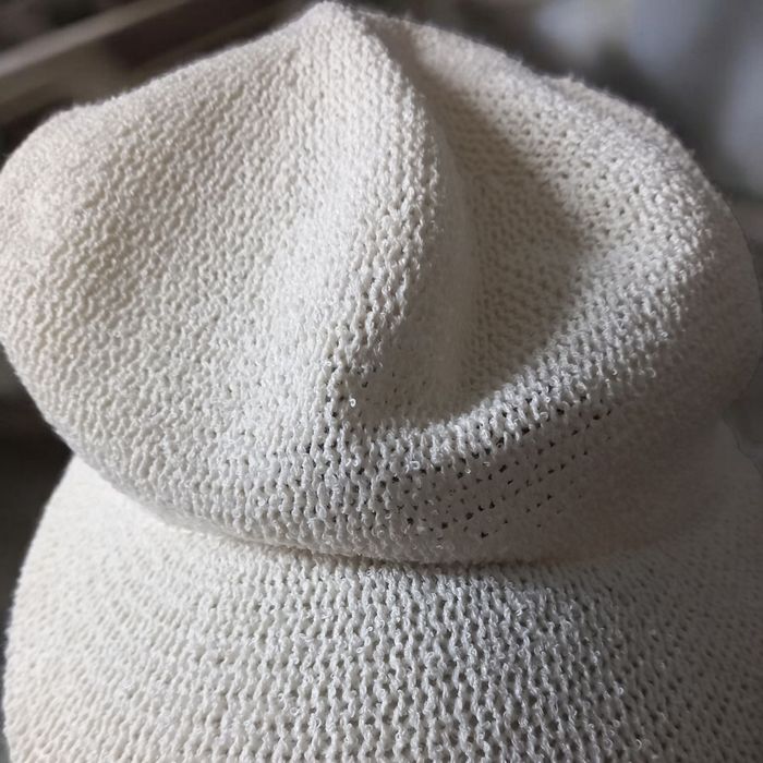 Casquette Respirante Maille Couleur Laiteux Femme Été Léger Béret Réglable - photo numéro 2