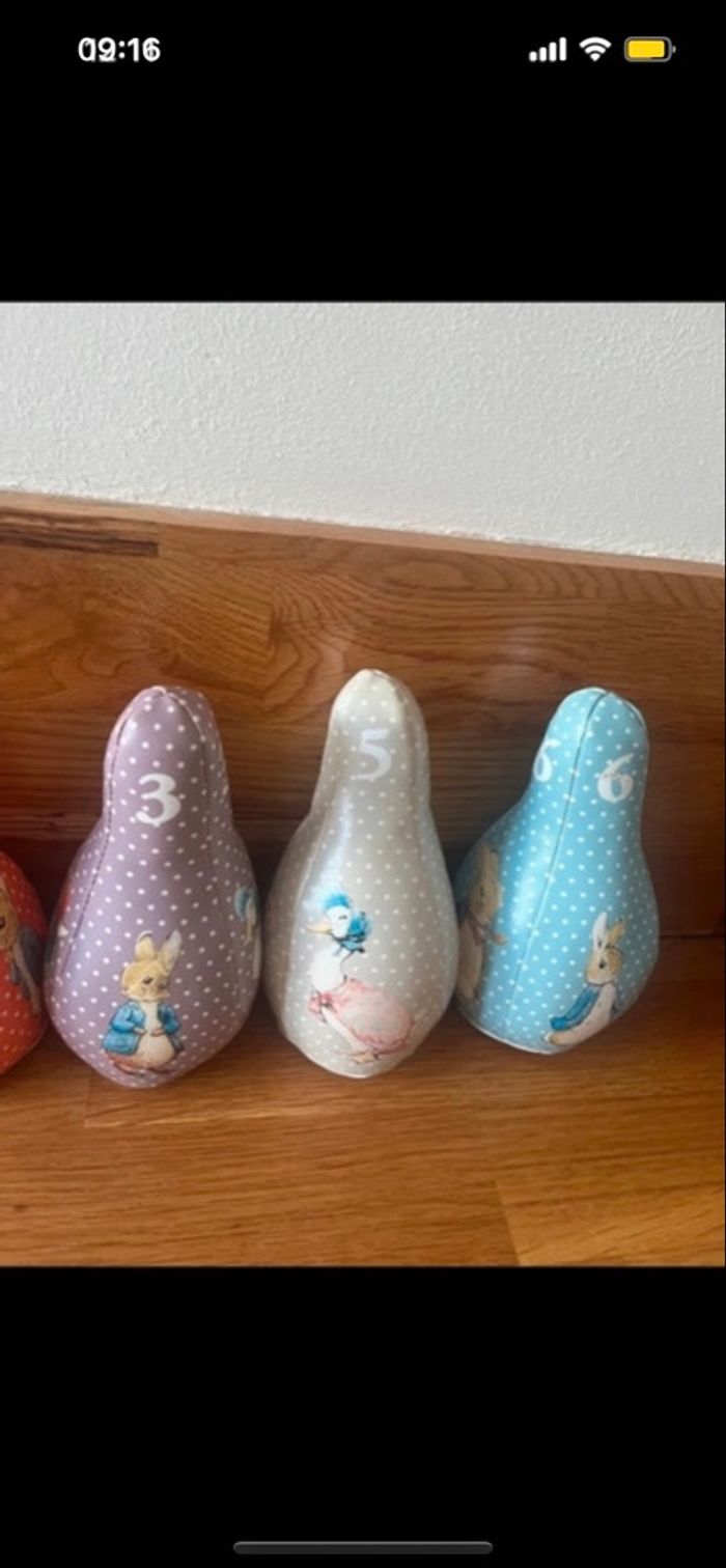 Set de quilles Pierre Lapin - Petit Jour Paris - état impeccable - photo numéro 6