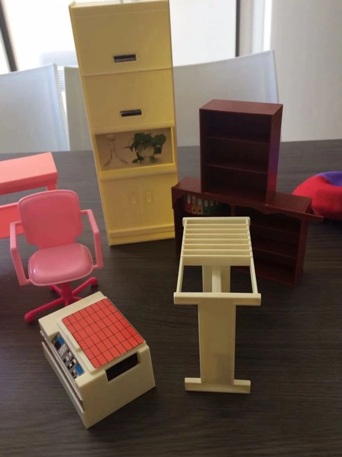 barbie vintage office play set arco mattel - photo numéro 5