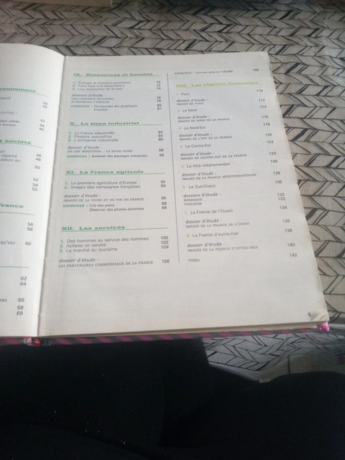 Livre vintage géographie et atlas avec - photo numéro 5