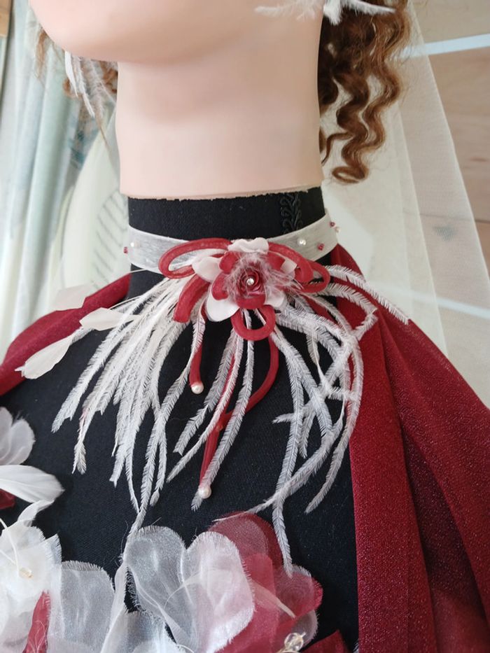Parure collier et boucles d'oreilles - photo numéro 3