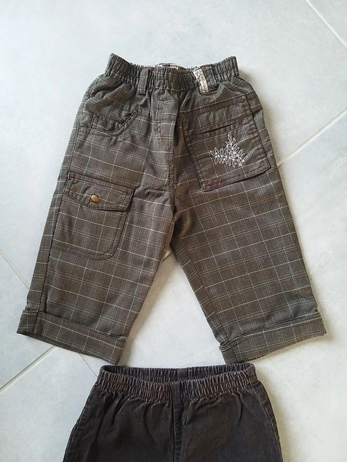 Lot de 2 pantalons en 18 mois - photo numéro 3