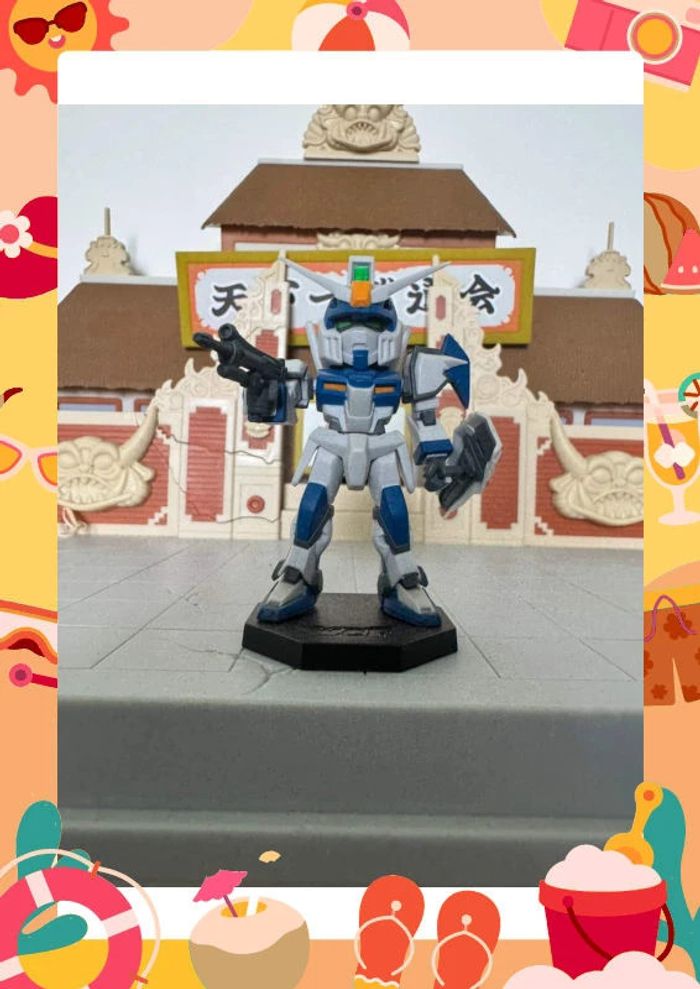 Mini figurine Gundam bras articulés - photo numéro 3