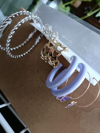 Lot boucles d'oreilles fantaisie neuve