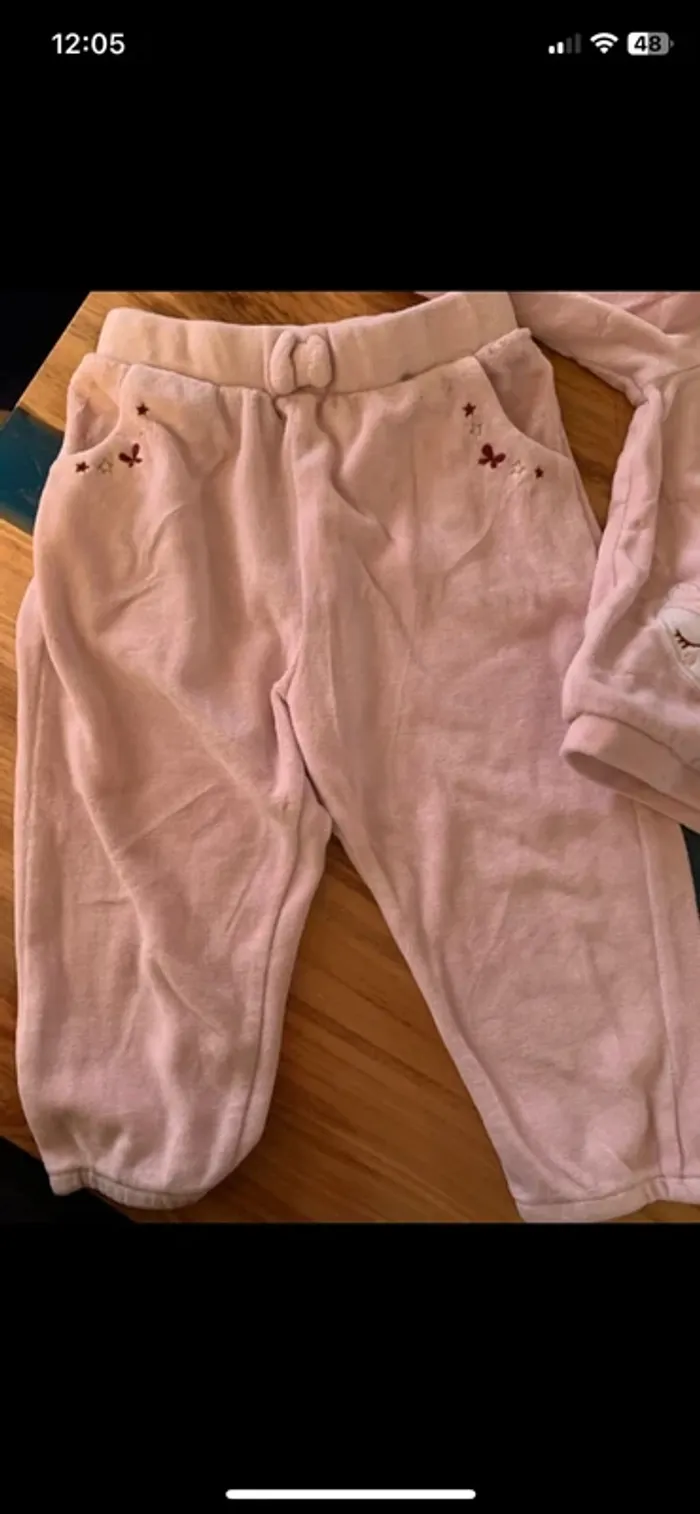 Ensemble survêtement velours sergent major taille 2 ans - photo numéro 6