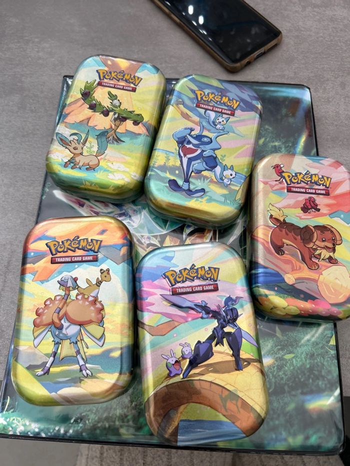 5 tin box pokémon