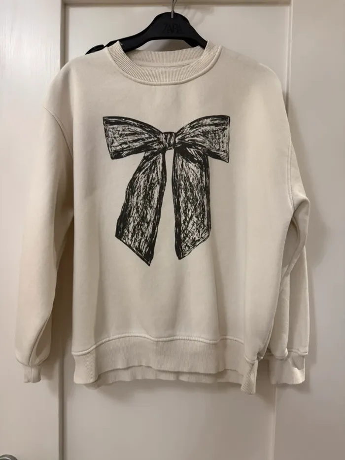Girls cream Zara jumper age 11-12 - photo numéro 3