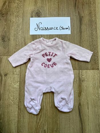 Pyjama petit cœur orchestra naissance