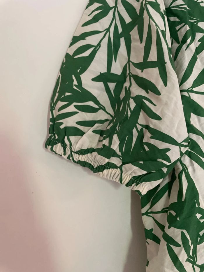 Blouse imprimer feuilles - photo numéro 4