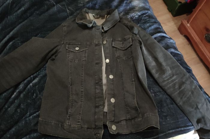 Veste en jeans noire femme Esmara taille 42 - photo numéro 4
