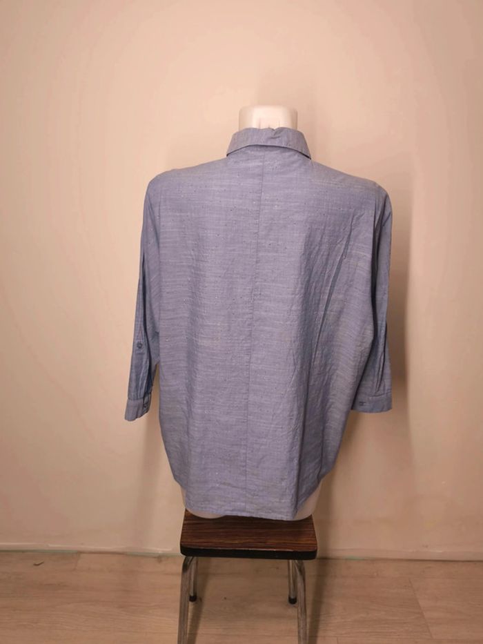 Chemise Zara Basics Z1975 Femme Taille S Bleu - photo numéro 3