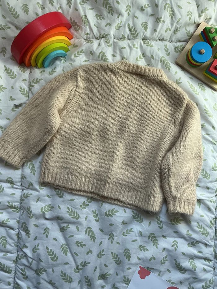 pull chaud beige zara 2 ans - photo numéro 6