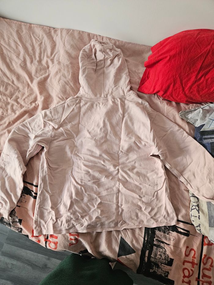 Sweat à capuche rose pâle - photo numéro 4