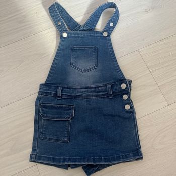 Salopette jean jupe short 5ans