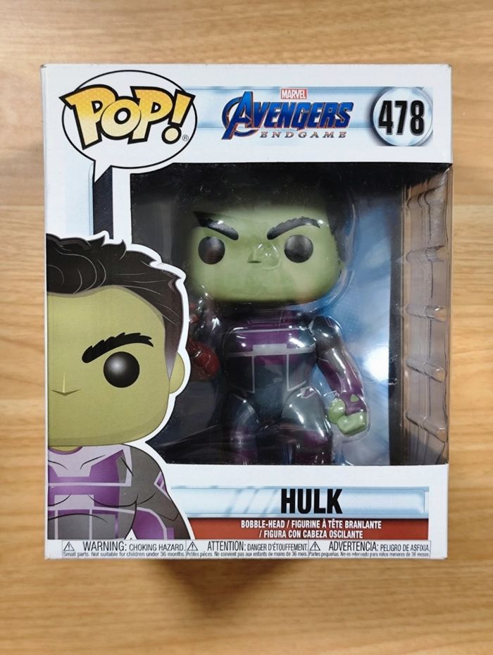 Lot 2 Funko Pop! Hulk #478 (Avengers Endgame) Red Hulk #1366 (Captain America Brave New World) - photo numéro 2