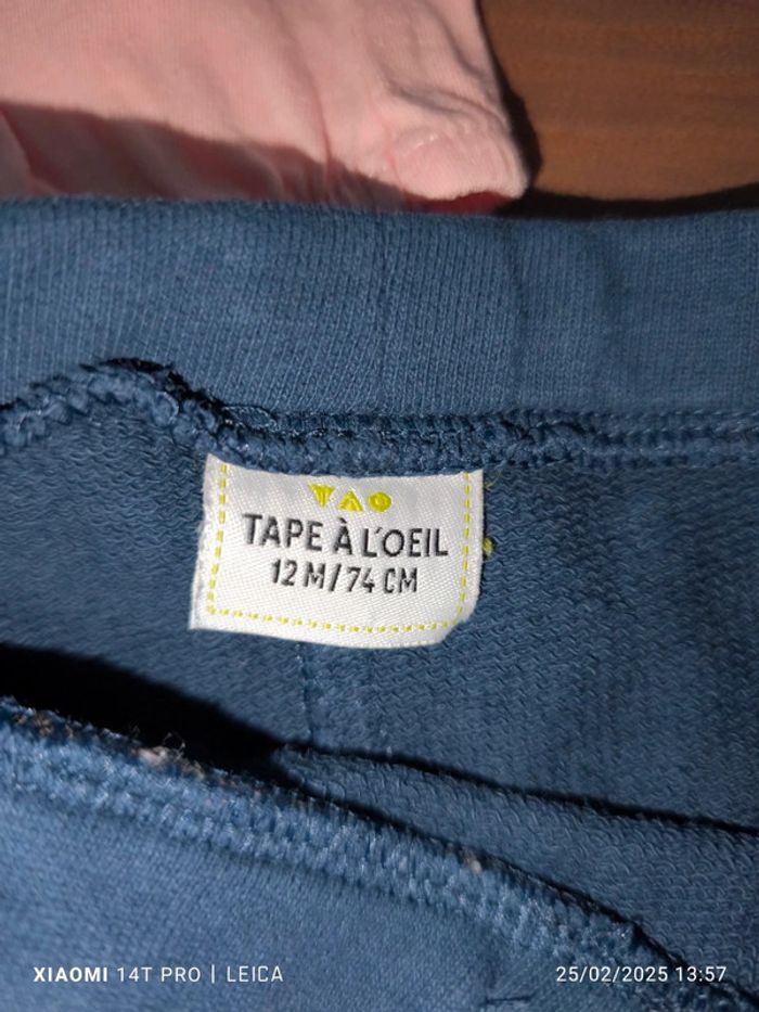 Ensemble jogging et tee shirt ML 12 mois - photo numéro 3