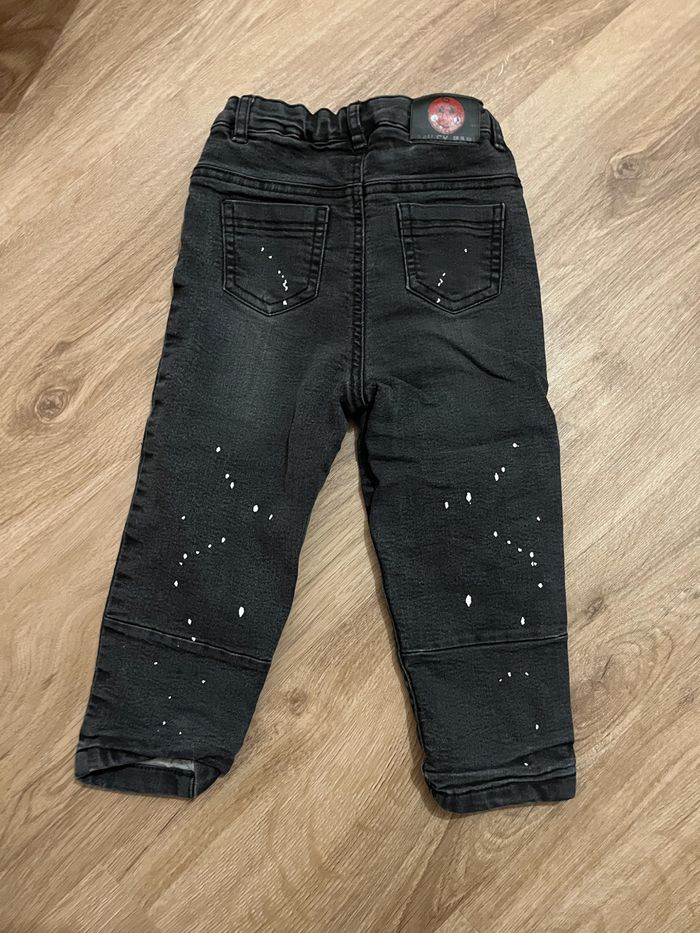 Jeans garçon Smiley Baby 23 mois enfant bébé couleur noir bon état - photo numéro 3