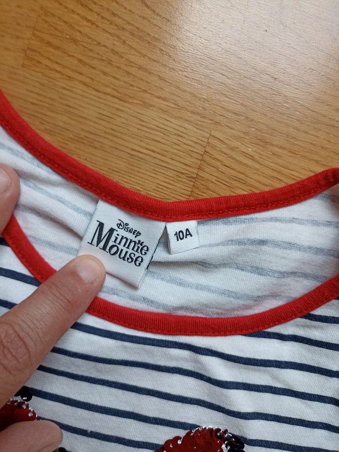 Robe été fille 10 ans Minnie manches courtes - photo numéro 3