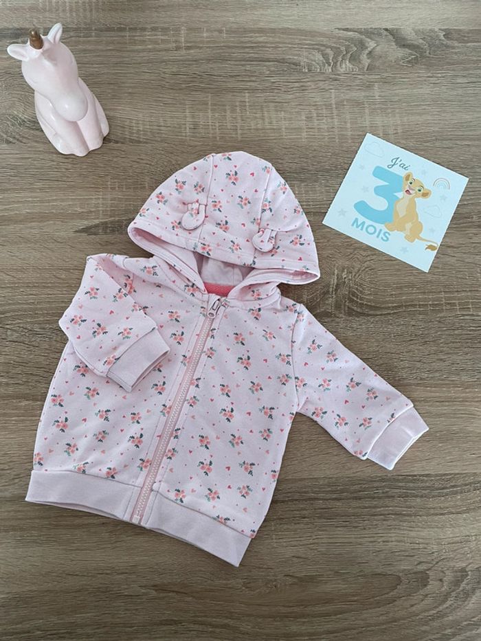 Veste à capuche La Halle 3 mois