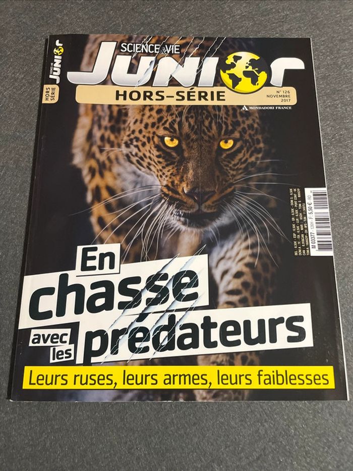 Science&Vie Junior Hors Série N°126 En chasse avec les prédateurs