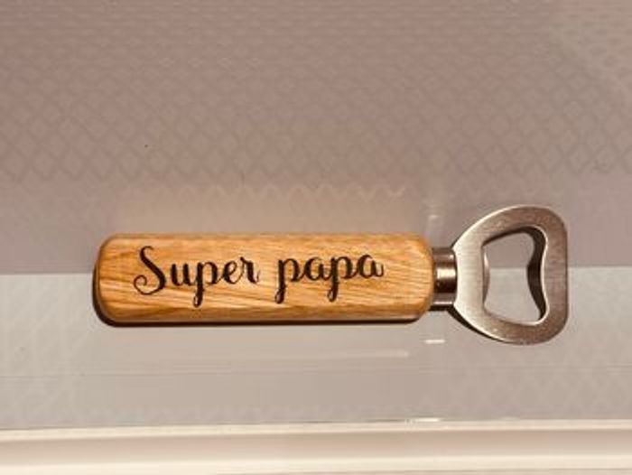 Décapsuleur bois personnalisable