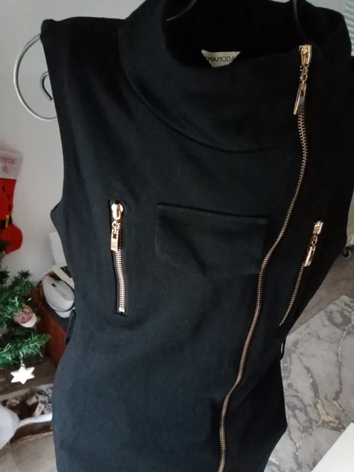 Robe noir sans manches - photo numéro 2