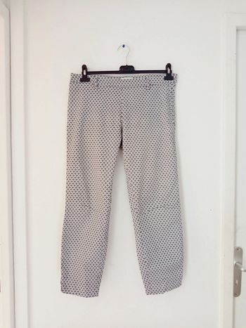 Pantalon droit à motifs femme w