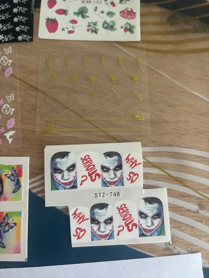 Lot stickers ongles - photo numéro 7