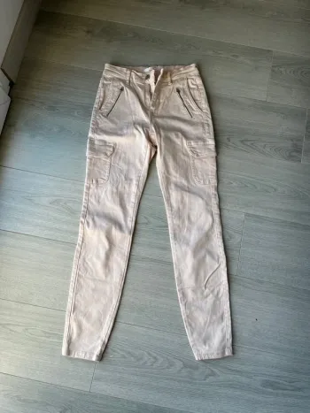 Pantalon cargo camaïeu femme 34