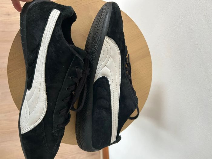 Baskets Puma Vintage Speedcat daim noir & cuir blanc – T42 – Parfait état - photo numéro 8