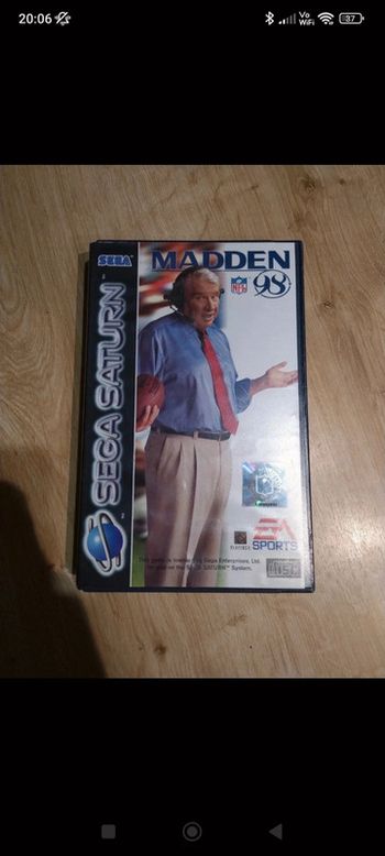 Madden 98 sega saturn