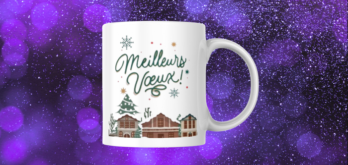 Mug De Noel Maison De Noel Meilleurs Vœux, Décoration Pour Les Meilleures Amies, Sœurs, Collègues, - photo numéro 3