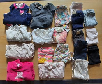 Lot vêtements fille, 6-9 mois, 18 pièces, descriptif complet photo n  4