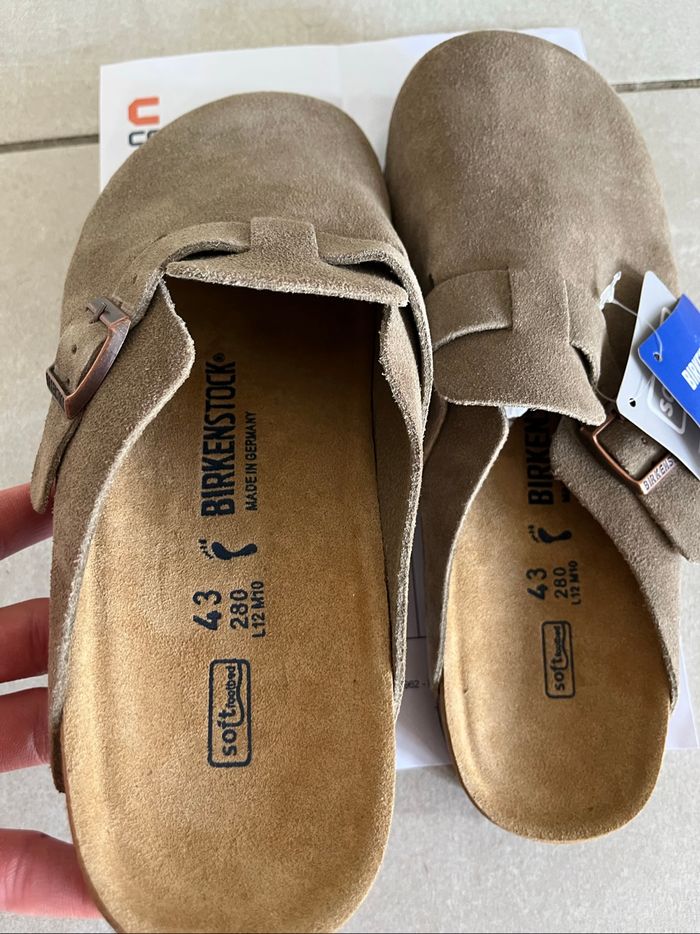 Birkenstock Boston taupe/olive - photo numéro 2