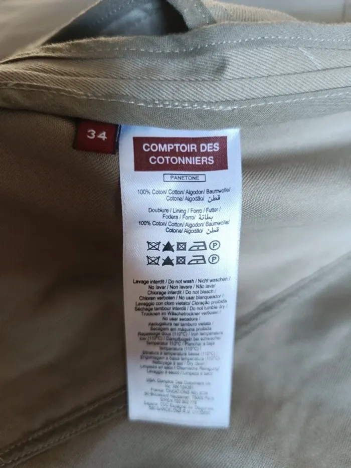 Trench COMPTOIR DES COTONNIERS - Taille 34 - photo numéro 5