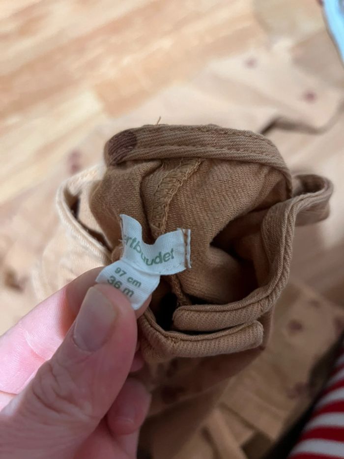 Salopette motif pomme taille 36 mois verbaudet - photo numéro 3